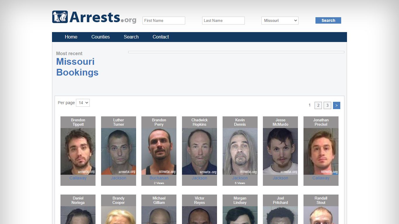 Missouri Arrests and Inmate Search